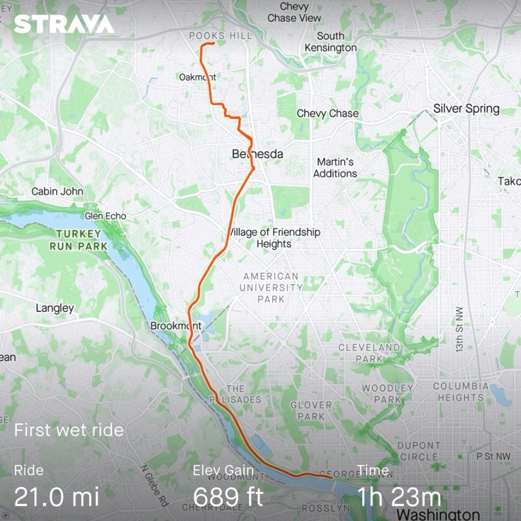 Wet Roads, Wahoo Woes, and My First Ride in the Rain: A Rookie’s&nbsp;Journey